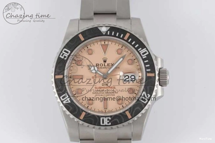 MiroTime 0125 Submariner DIW Sandblasted VSF 1:1 Best Edition Brown Dial on SS Bracelet VS Unisex 2059